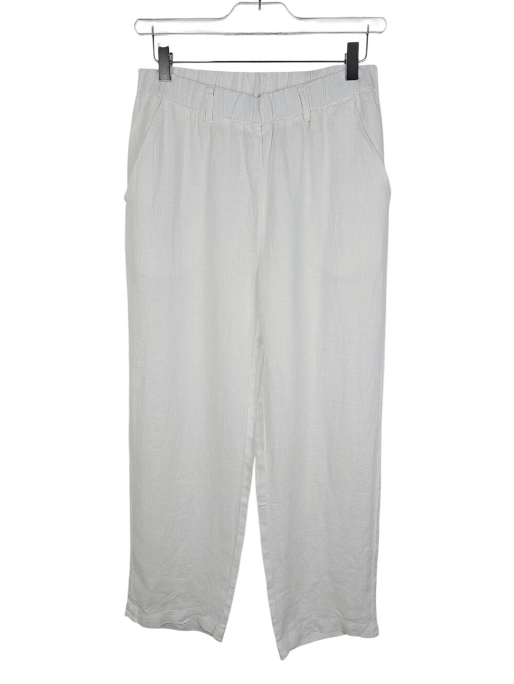 Quince White 100% European Linen Pants Small